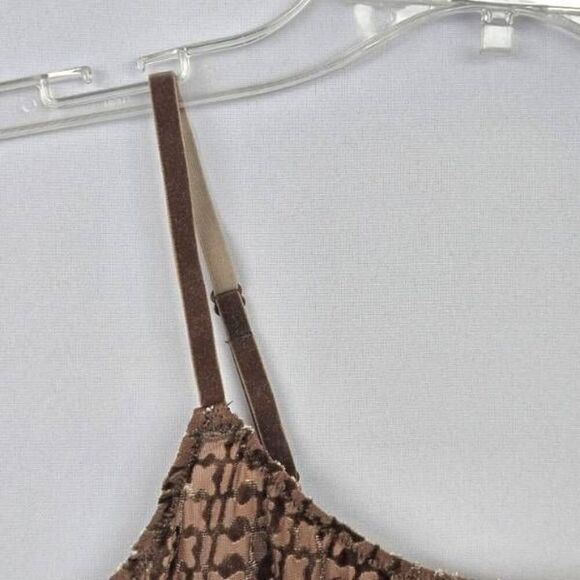 SKIMS LOGO FLOCKED BRALETTE NWT - Picture 3 of 9
